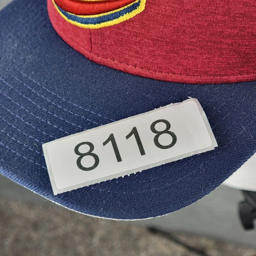 New Era Hat Men OSFA Red Cleveland Cavaliers Cavs 9Fifty Snapback NBA Cap